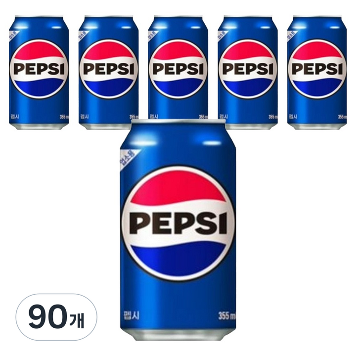 펩시 콜라 업소용, 355ml, 90개