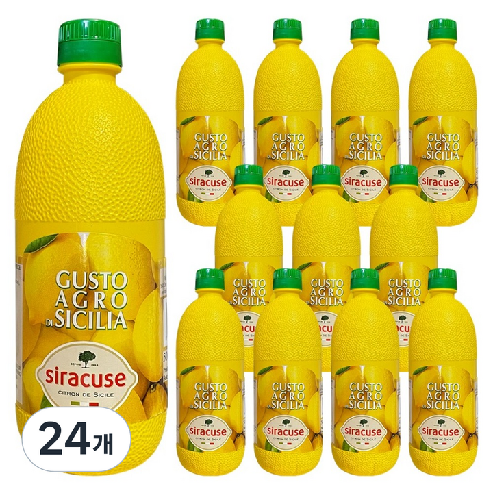 시라큐스 레몬주스, 500ml, 24개
