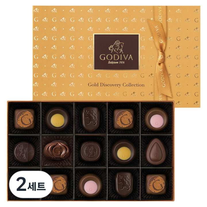 고디바 골드 디스 커버리 15p 세트 173g, 2세트