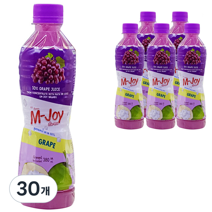월드푸드 포도농축주스 나타드코코, 380ml, 30개