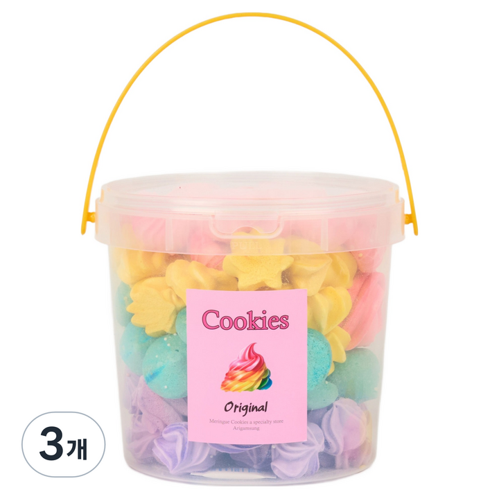 아리감성 오리지널 머랭쿠키 원통형, 100g, 3개