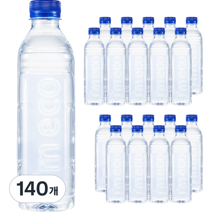 먹는샘물산수 가벼운샘 무라벨, 500ml, 140개