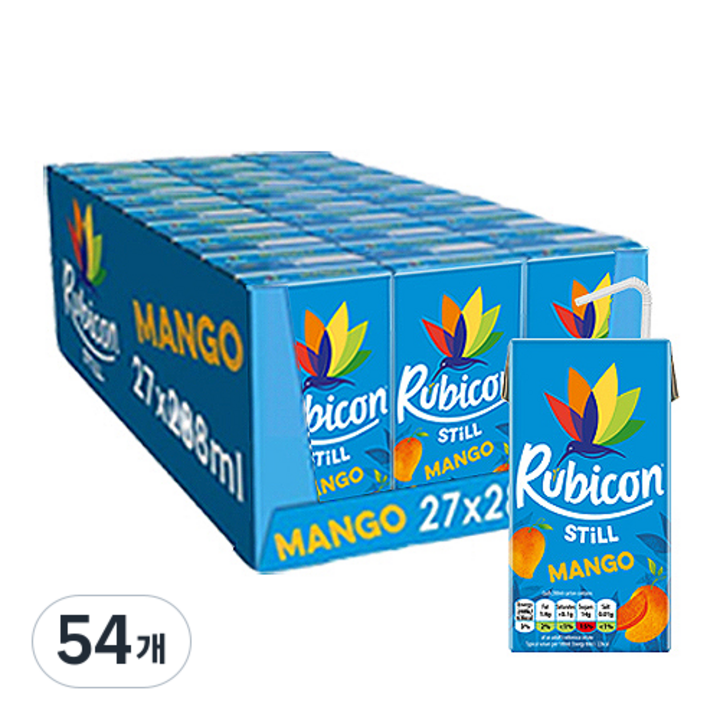 rubicon 망고 주스, 54개, 288ml