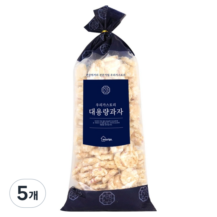우리가스토리 오곡쌀과자, 350g, 5개