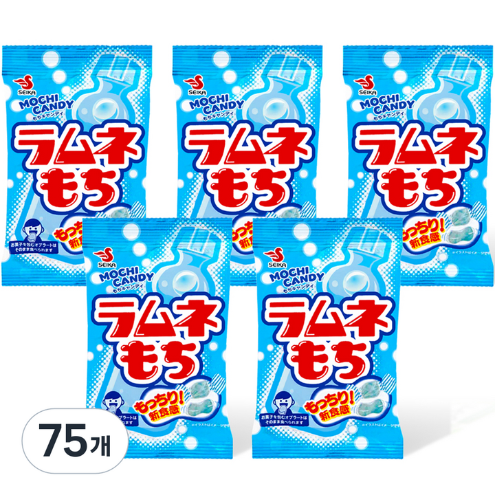 세이카 라무네 모찌 카라멜, 41g, 75개