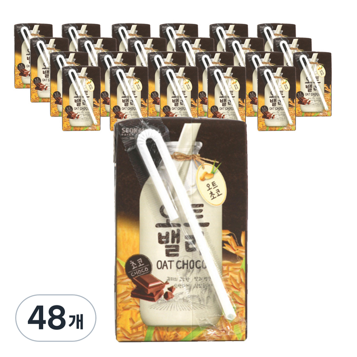 서강 오트밸리 초코음료, 48개, 250ml