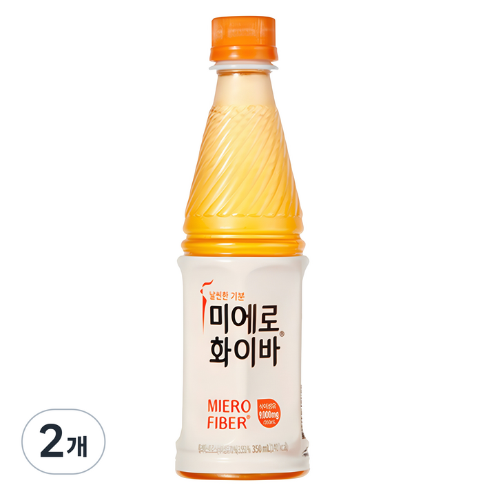미에로화이바 PET, 350ml, 2개
