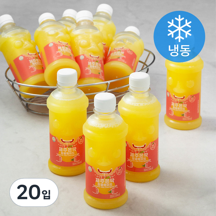 제주 몬딱 청귤에이드 (냉동), 300ml, 20입