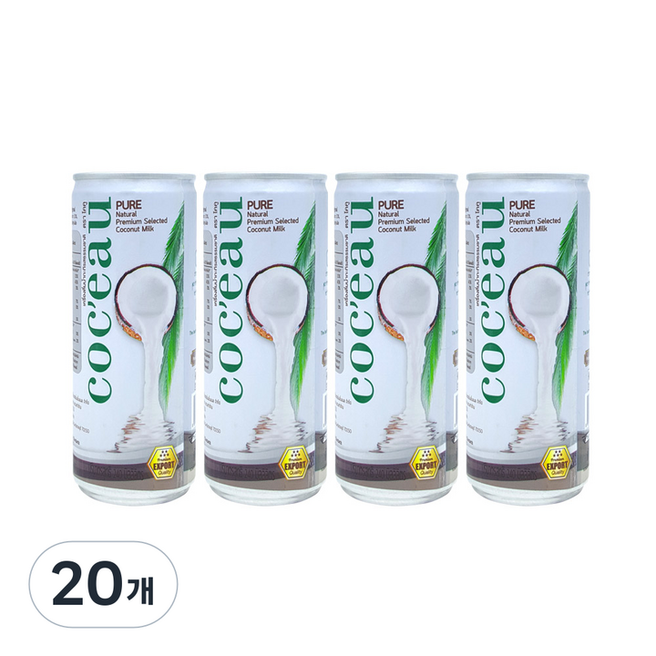 코쿠 코코넛밀크 드링크 오리지널, 240ml, 20개