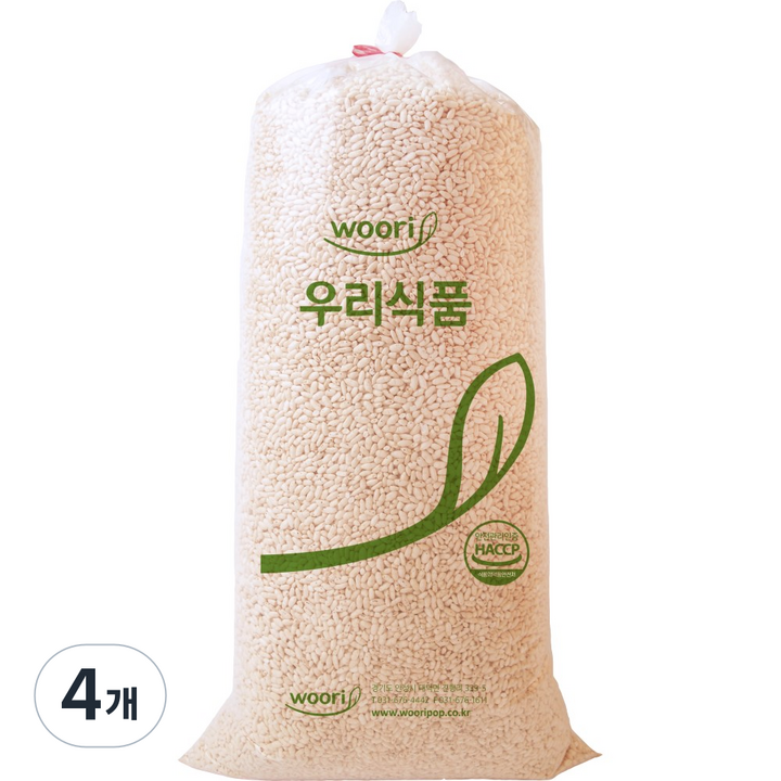 우리식품 쌀튀밥, 3kg, 4개