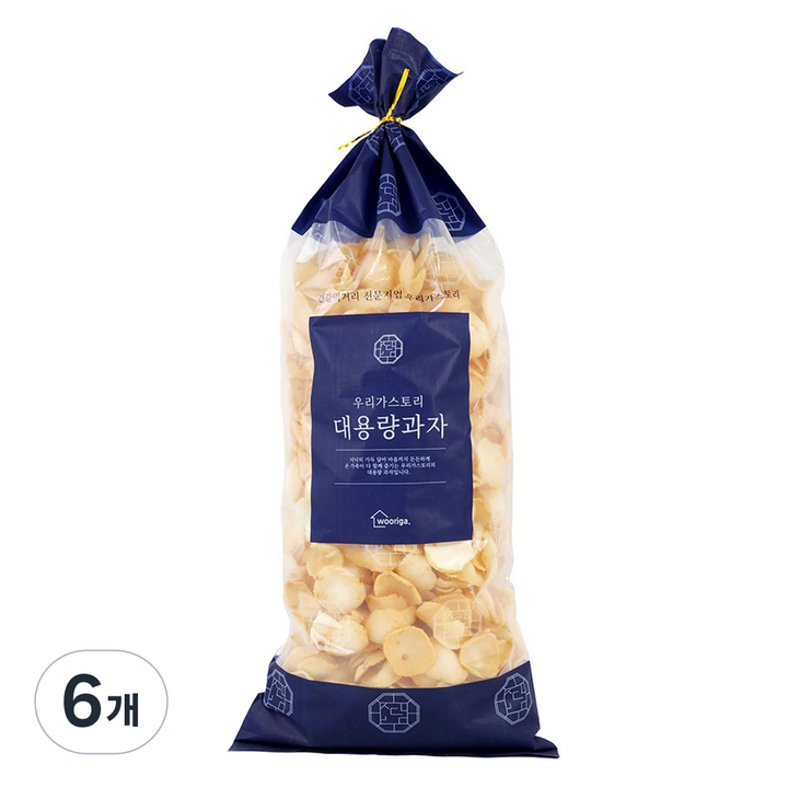 우리가스토리 신콩칩 대용량과자, 6개, 600g