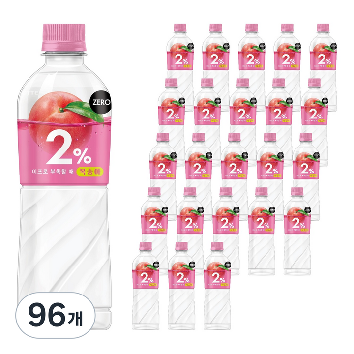 이프로 부족할때 제로 복숭아, 500ml, 96개