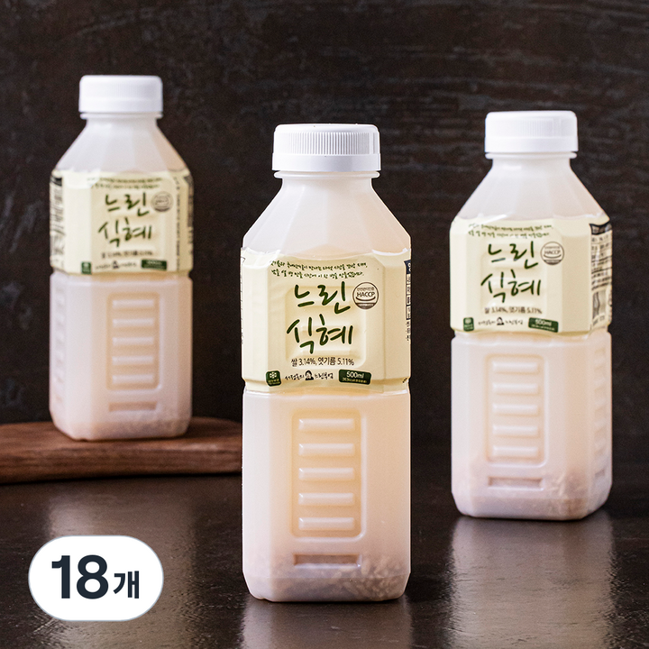 느린부엌 느린식혜, 500ml, 18개