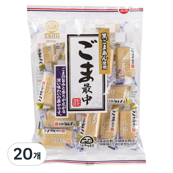 텐케 검은참깨 모나카, 20개, 173g