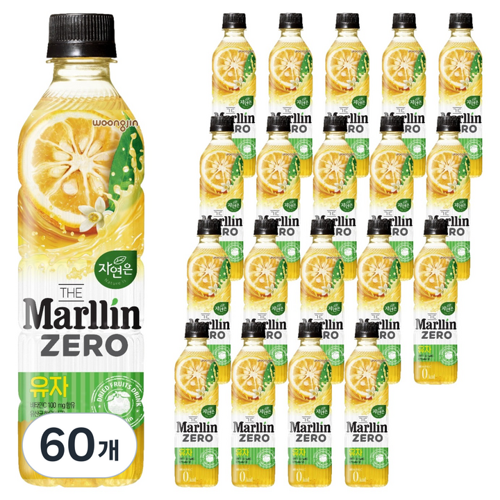 자연은 더말린 유자, 500ml, 60개