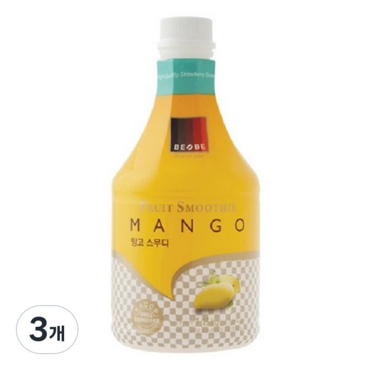 망고 스무디, 1.8kg, 3개