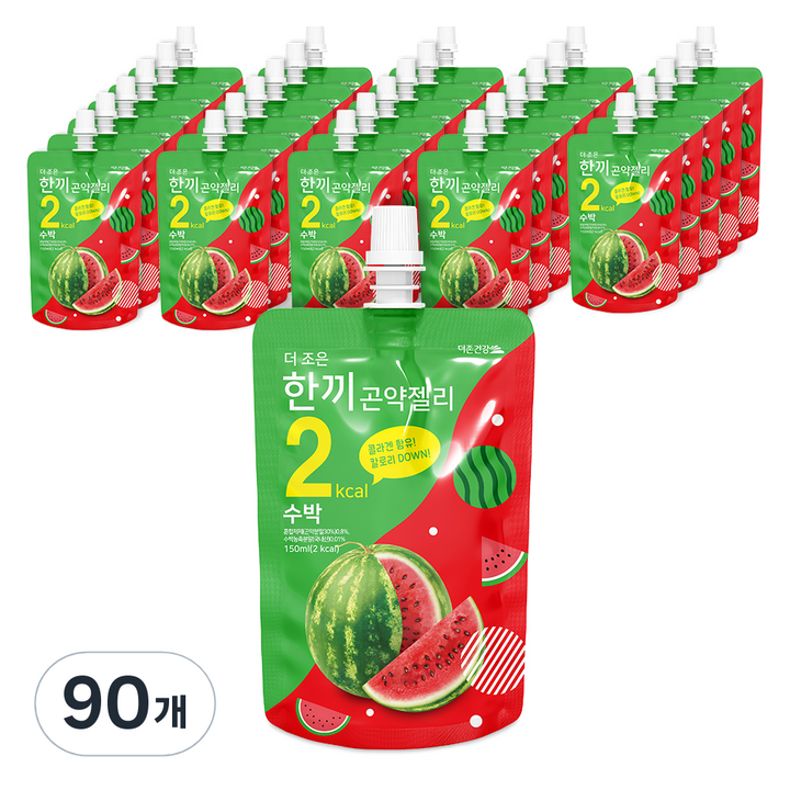 더존건강 더조은 한끼 곤약 젤리 수박, 150ml, 90개