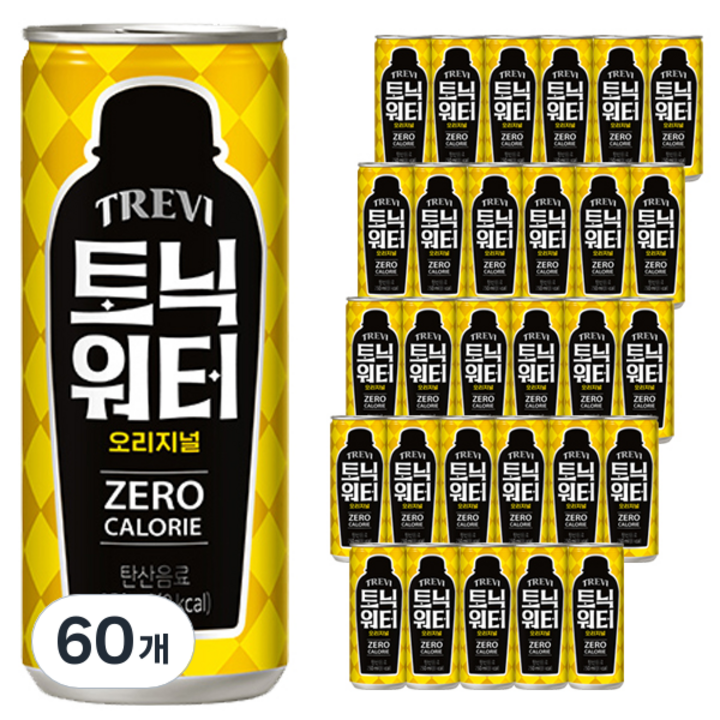 트레비 토닉워터 오리지널 제로, 250ml, 60개