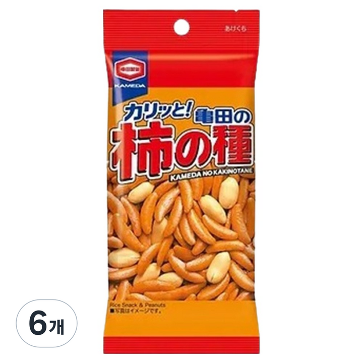 카메다 카키노타네 오리지날 스낵, 63g, 6개