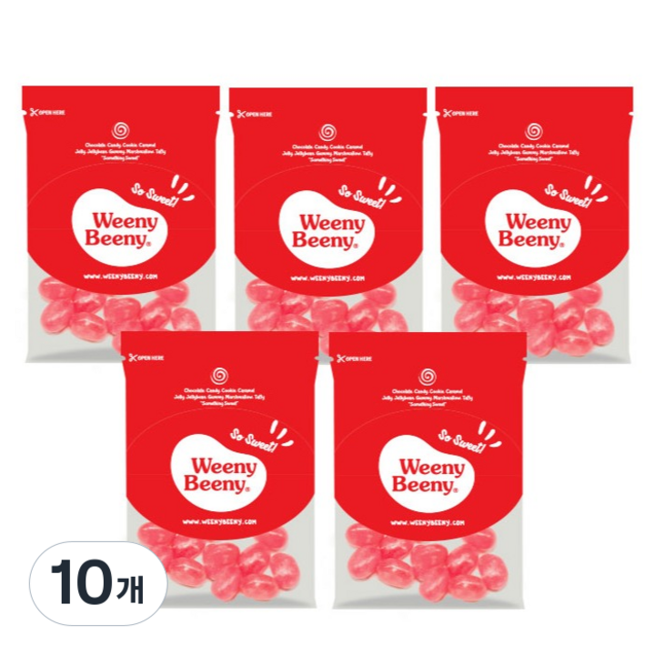 위니비니 버블껌맛 젤리빈 C, 50g, 10개