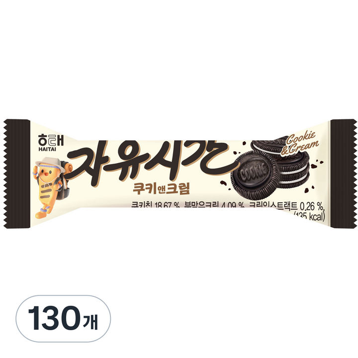 자유시간 쿠키앤크림, 30g, 130개