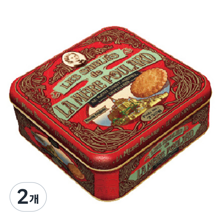 라메르폴라르 샤브레 쿠키 틴, 250g, 2개