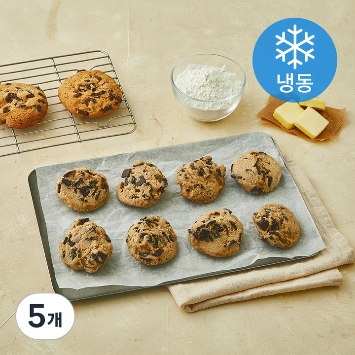 삼양사 서브큐 청키 초코 슈프림 쿠키 (냉동), 50g, 5개, 10개입