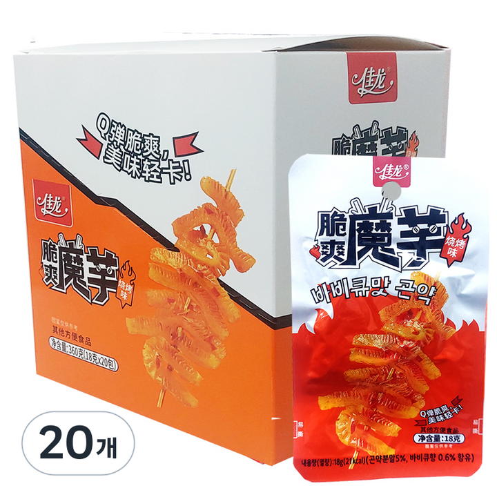 바비큐맛 곤약, 360g, 20개