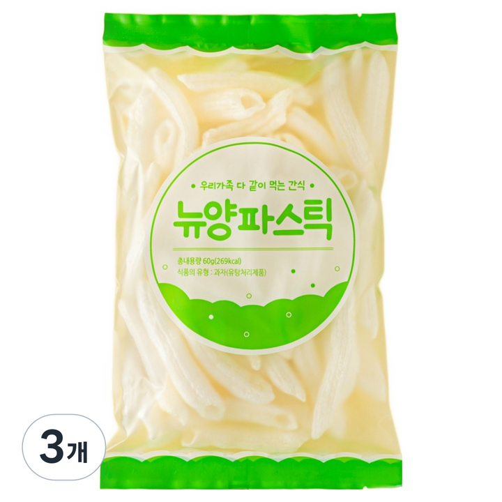 뉴양파스틱, 60g, 3개