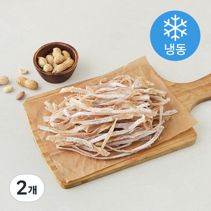 서건푸드 쫄바디 건오징어 슬라이스 (냉동), 2개, 250g