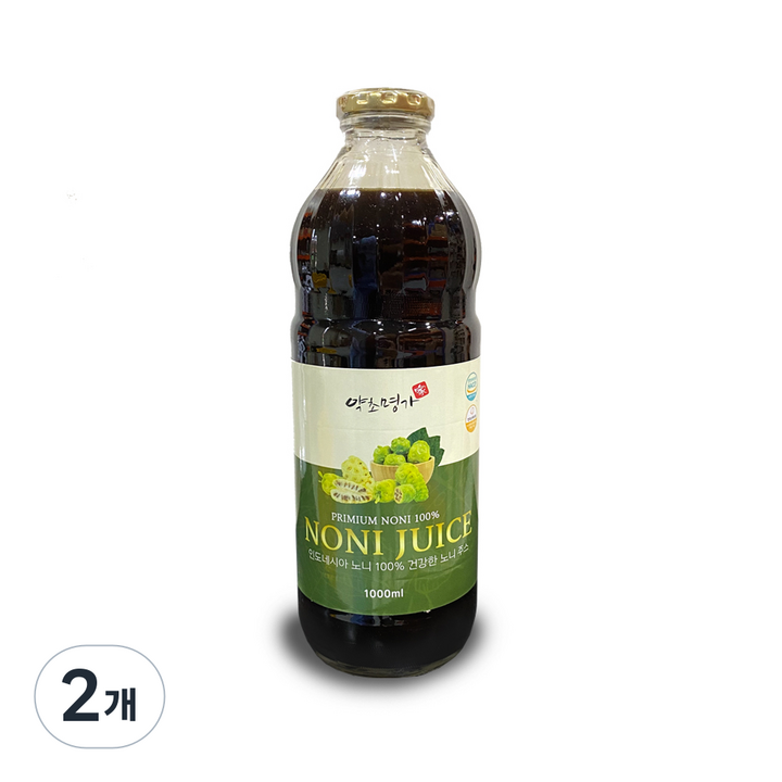 약초명가 노니액 100, 1L, 2개