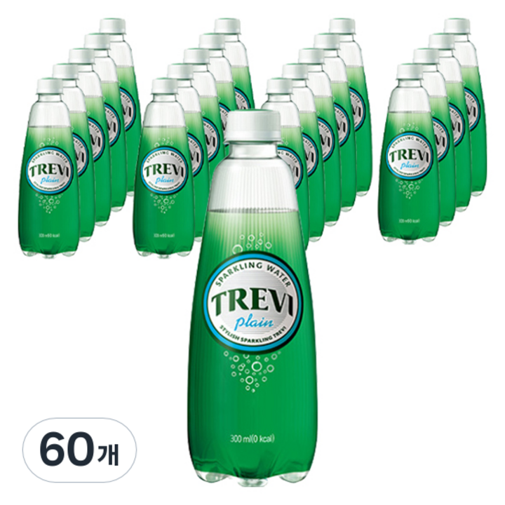 트레비 탄산수 플레인, 300ml, 60개