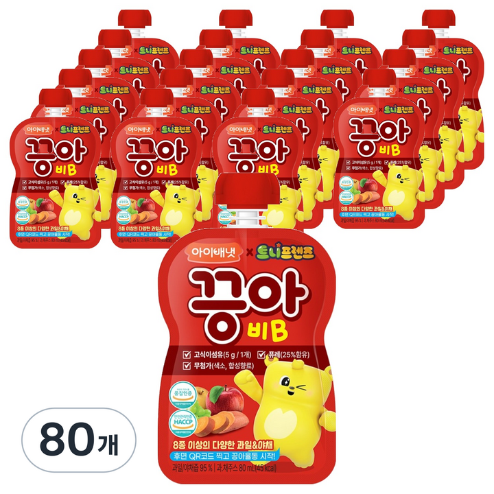 아이배냇 끙아, 80ml, 80개
