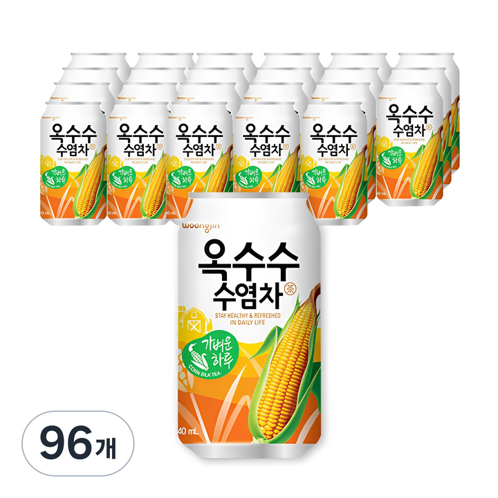 웅진 옥수수수염차, 340ml, 96개