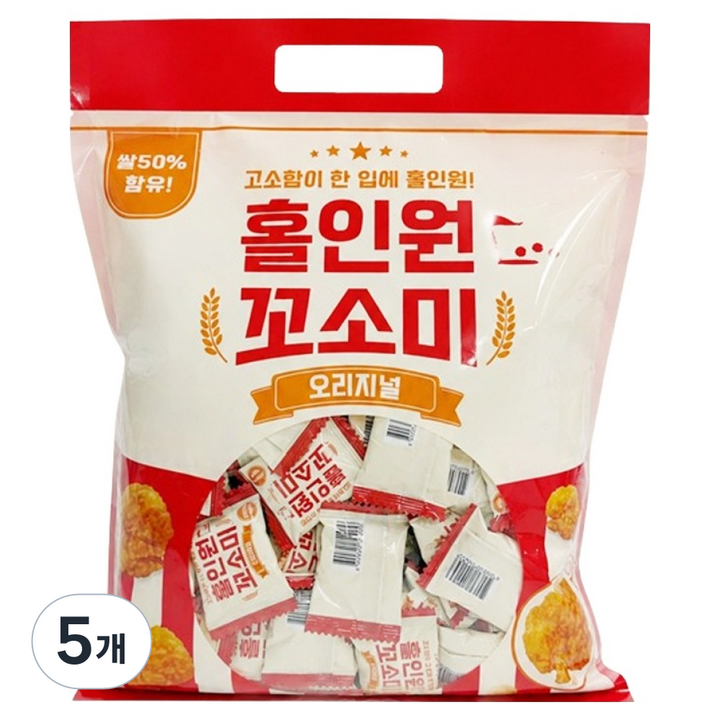 홀인원 꼬소미 쌀과자, 310g, 5개