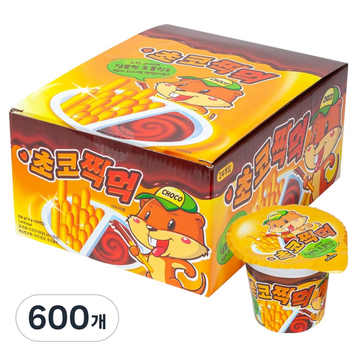 초코찍먹, 600개, 14g