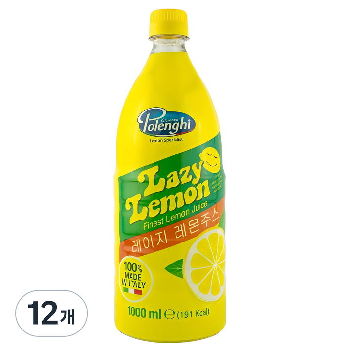레이지레몬 주스, 1L, 12개