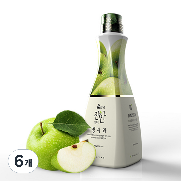 웰파인 청사과 농축액, 1.5kg, 6개