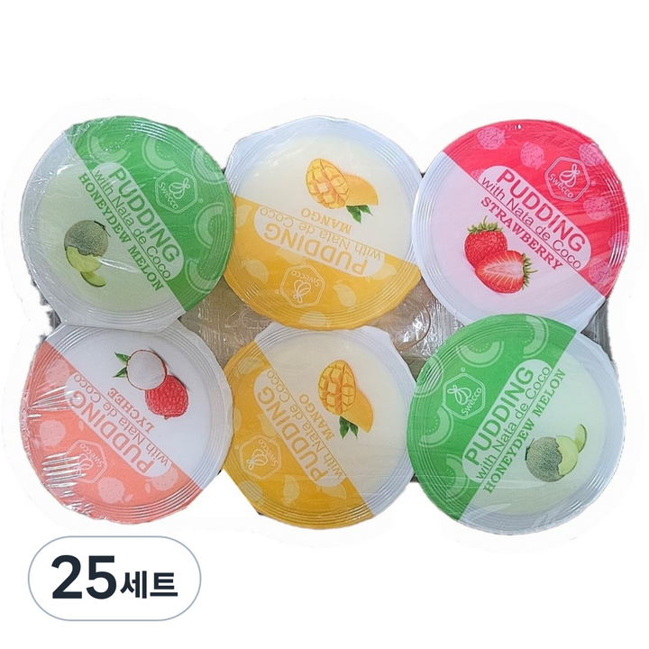 스위코 달콤한 푸딩 80g 6개입, 480g, 25세트