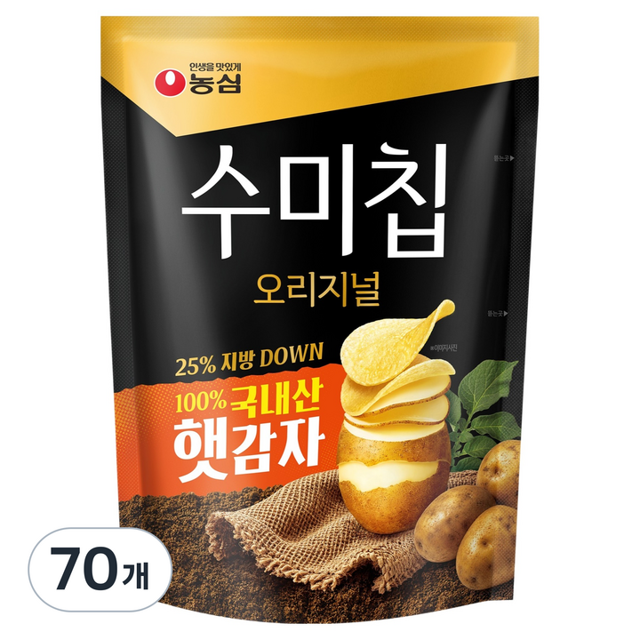 수미칩 오리지널, 85g, 70개