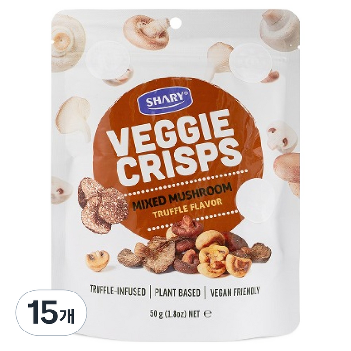 샤리 믹스 머쉬룸 트러플, 50g, 15개