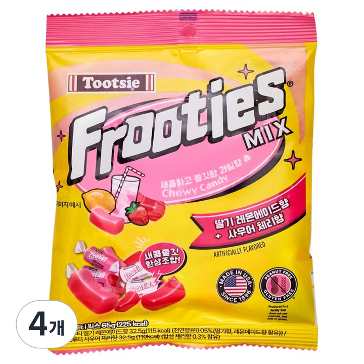 투시 프루티 믹스, 65g, 4개