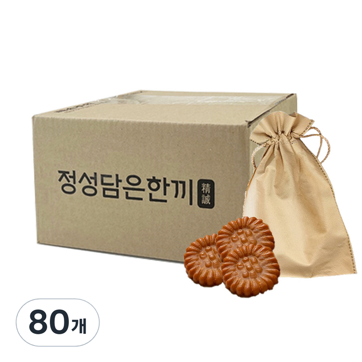 정성담은한끼 단호박 찹쌀 약과, 60g, 80개