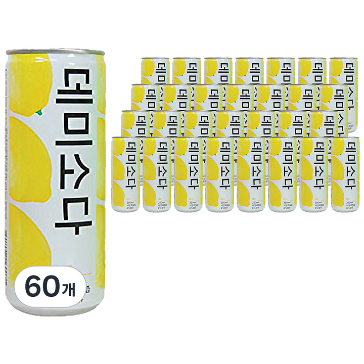 데미소다 레몬, 250ml, 60개