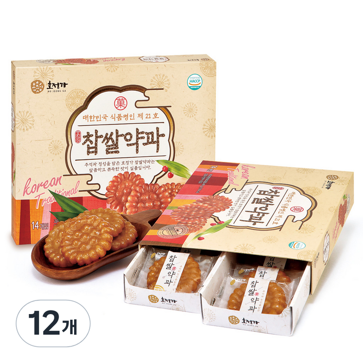 호정가 찹쌀약과 14p, 12개
