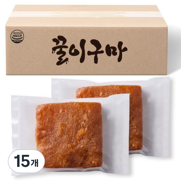 꿀이구마 수제 모약과, 500g, 15개