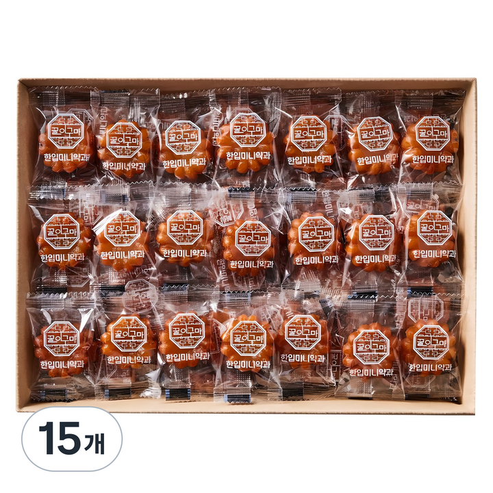 꿀이구마 한입 미니 약과, 1kg, 15개