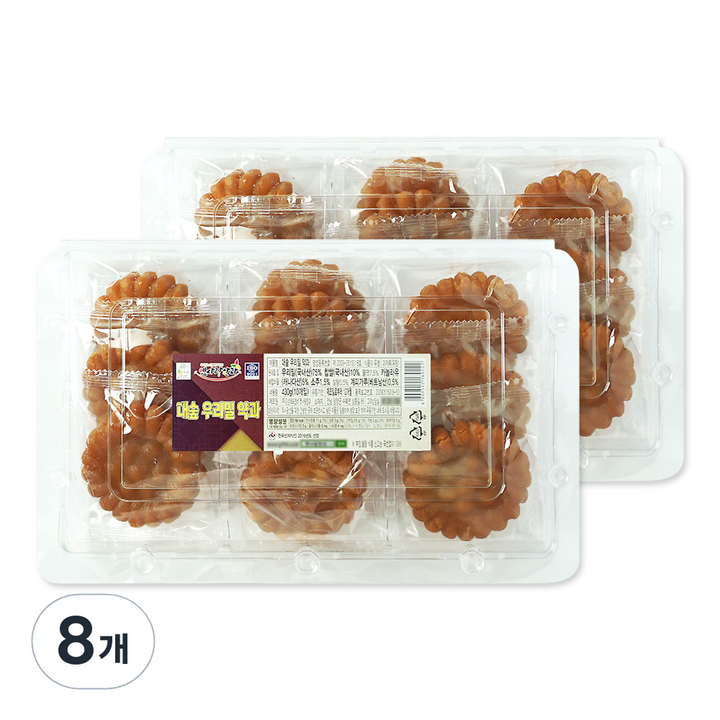 담양 전통한과 우리밀약과 10p, 430g, 8개