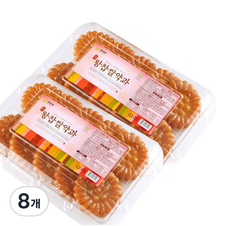 호정가 왕찹쌀약과 10p, 540g, 8개