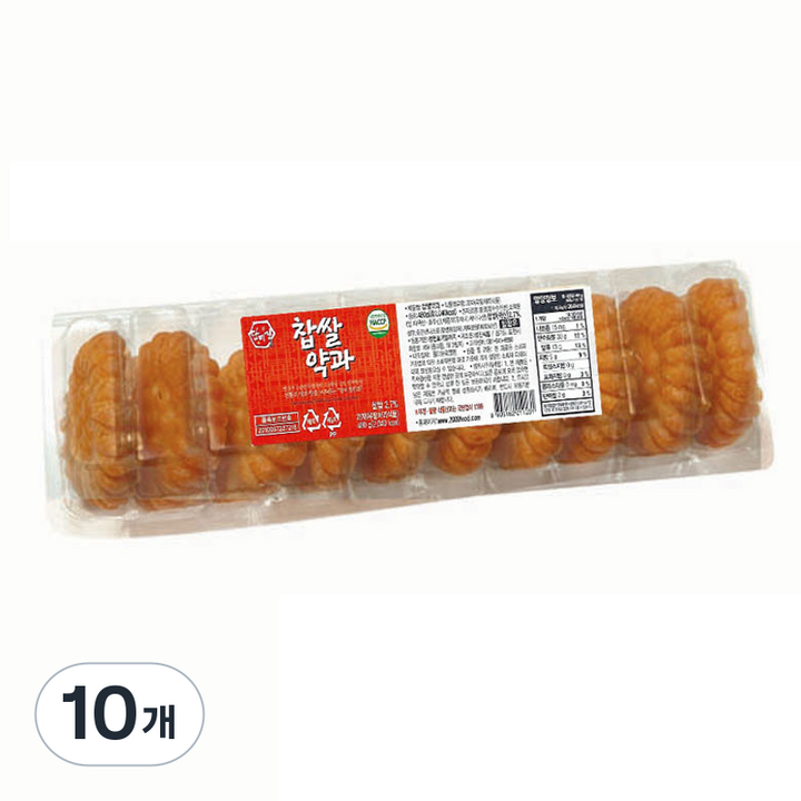 담미정 찹쌀약과, 480g, 10개